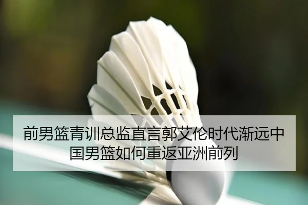 前男篮青训总监直言郭艾伦时代渐远中国男篮如何重返亚洲前列 | PAGaming